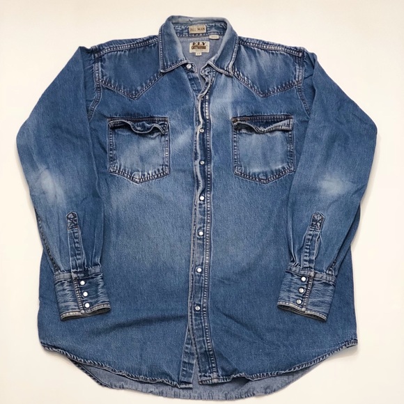 ely cattleman denim shirt